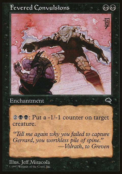 Fevered Convulsions, Tempest #136, Magic: The Gathering card