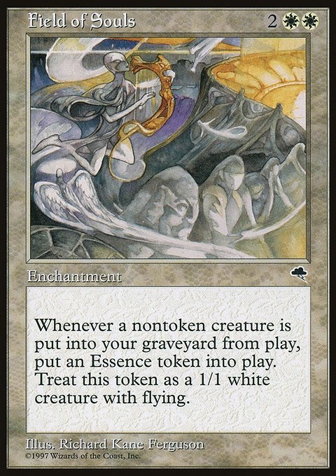 Field of Souls, Tempest #18, Magic: The Gathering card