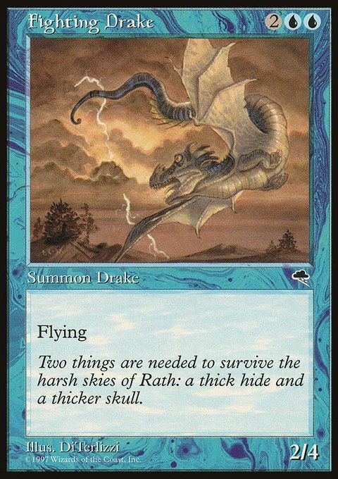Fighting Drake, Tempest #63, Magic: The Gathering card