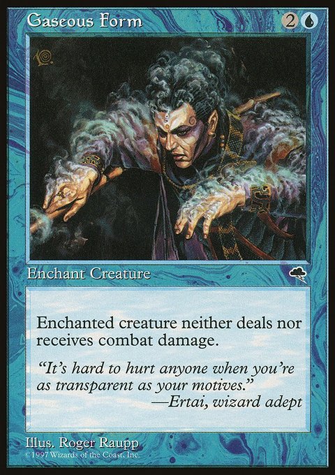 Gaseous Form, Tempest #65, Magic: The Gathering card