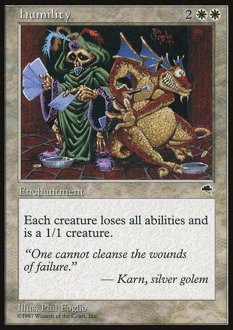 Humility, Tempest #24, Magic: The Gathering card