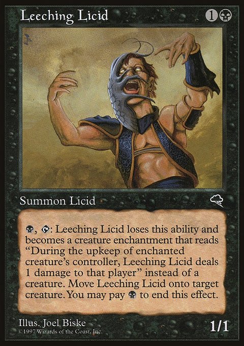 Leeching Licid, Tempest #141, Magic: The Gathering card