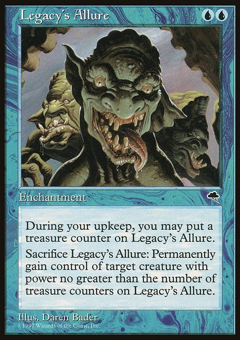Legacy's Allure, Tempest #71, Magic: The Gathering card