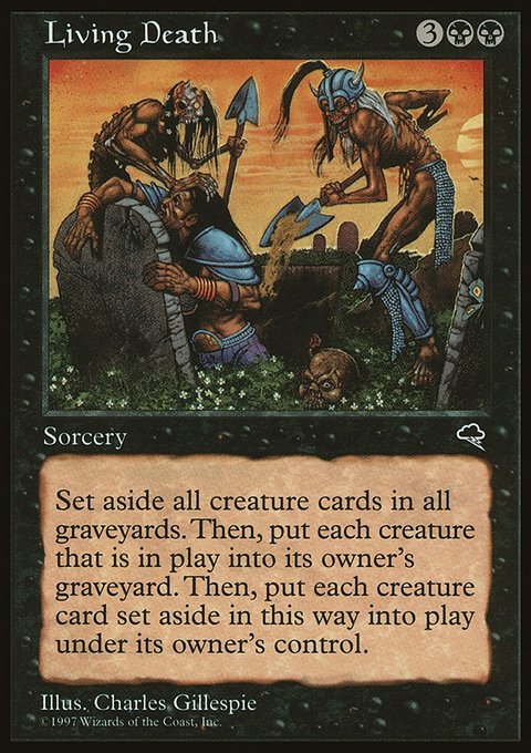 Living Death, Tempest #142, Magic: The Gathering card