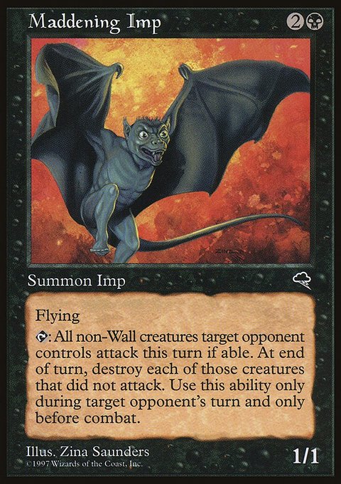 Maddening Imp, Tempest #143, Magic: The Gathering card