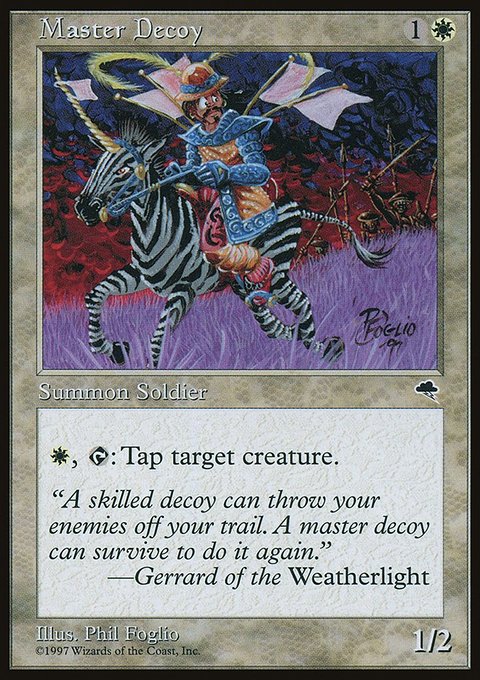 Master Decoy, Tempest #29, Magic: The Gathering card
