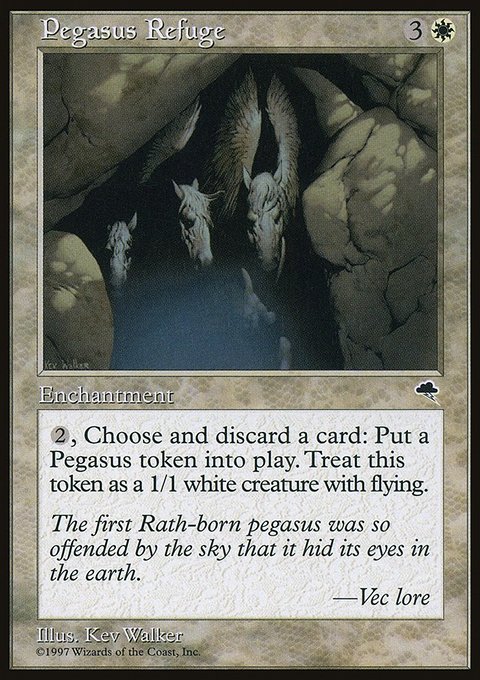 Pegasus Refuge, Tempest #35, Magic: The Gathering card