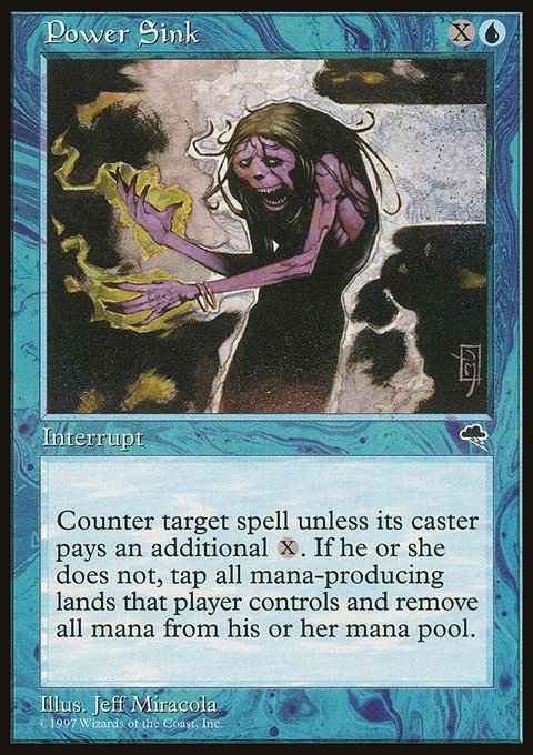 Power Sink, Tempest #78, Magic: The Gathering card