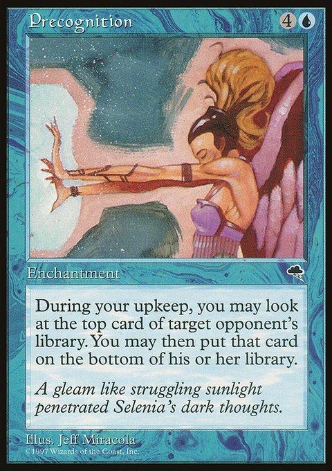 Precognition, Tempest #79, Magic: The Gathering card
