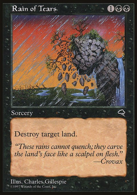 Rain of Tears, Tempest #149, Magic: The Gathering card
