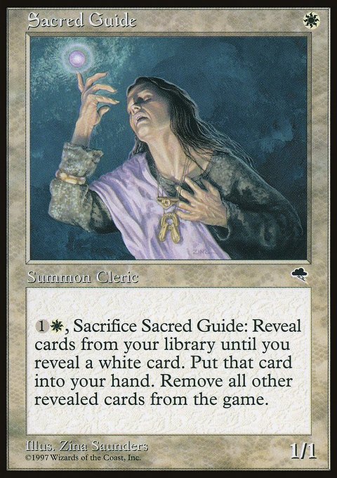 Sacred Guide, Tempest #38, Magic: The Gathering card