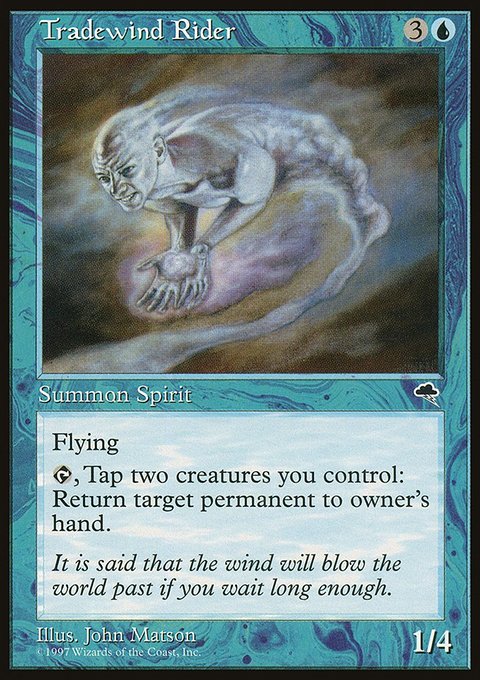 Tradewind Rider, Tempest #98, Magic: The Gathering card