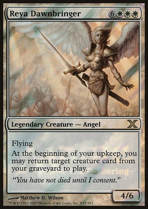 Reya Dawnbringer, Tenth Edition Promos #35, Magic: The Gathering card