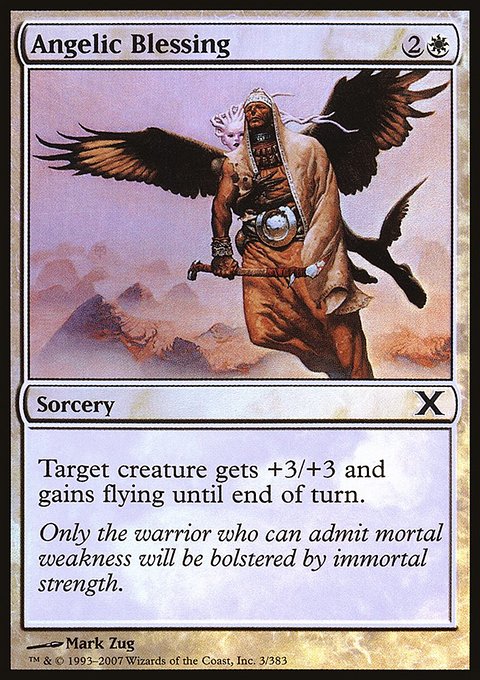 Angelic Blessing, Tenth Edition #3★, Magic: The Gathering card