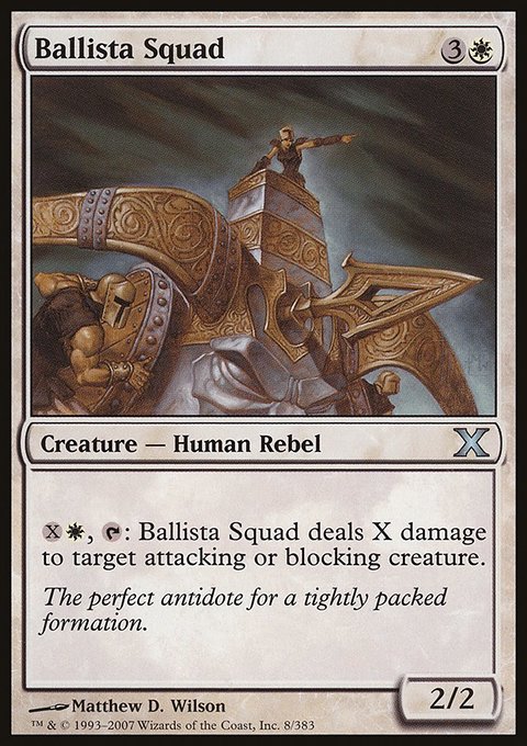 Ballista Squad, Tenth Edition #8, Magic: The Gathering card