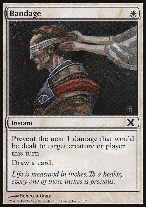 Bandage, Tenth Edition #9, Magic: The Gathering card