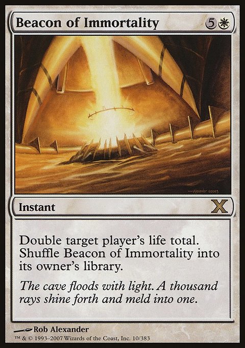 Beacon of Immortality, Tenth Edition #10, Magic: The Gathering card