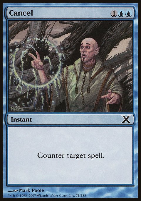 Cancel, Tenth Edition #71, Magic: The Gathering card