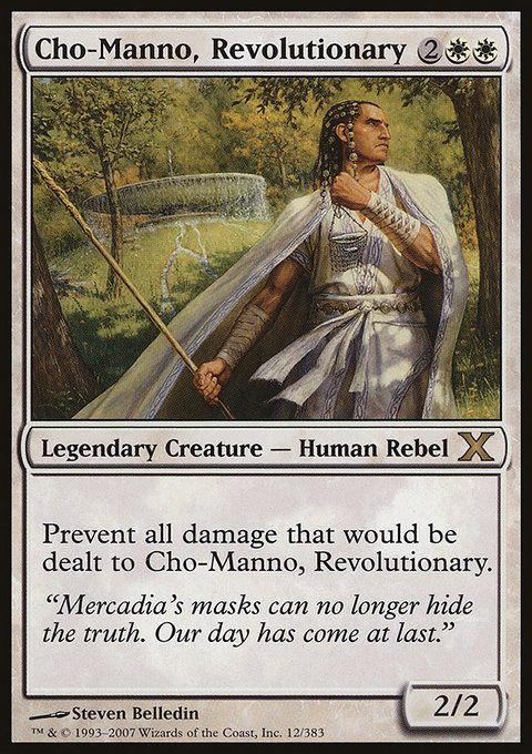 Cho-Manno, Revolutionary, Tenth Edition #12, Magic: The Gathering card