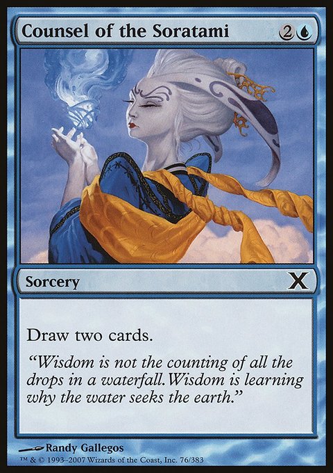 Counsel of the Soratami, Tenth Edition #76, Magic: The Gathering card