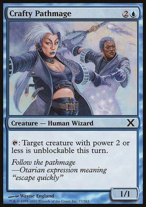Crafty Pathmage, Tenth Edition #77, Magic: The Gathering card