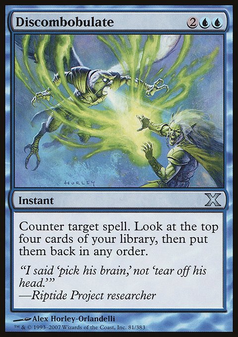Discombobulate, Tenth Edition #81, Magic: The Gathering card