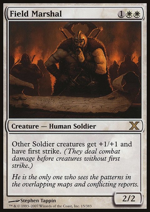 Field Marshal, Tenth Edition #15, Magic: The Gathering card