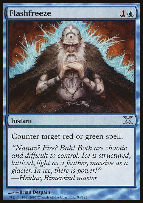 Flashfreeze, Tenth Edition #84, Magic: The Gathering card