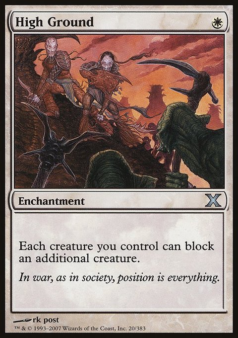 High Ground, Tenth Edition #20, Magic: The Gathering card