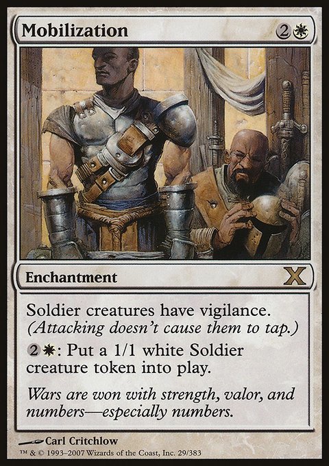 Mobilization, Tenth Edition #29, Magic: The Gathering card
