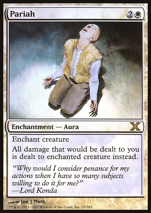 Pariah, Tenth Edition #33, Magic: The Gathering card