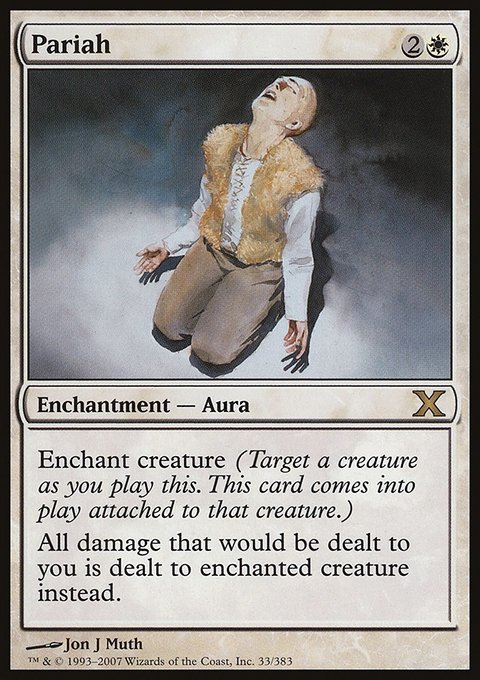 Pariah, Tenth Edition #33★, Magic: The Gathering card