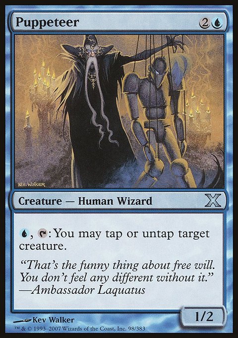 Puppeteer, Tenth Edition #98, Magic: The Gathering card