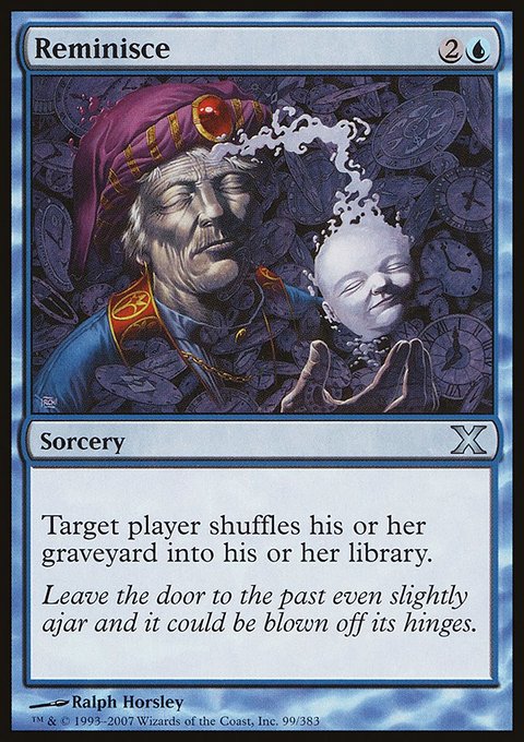 Reminisce, Tenth Edition #99, Magic: The Gathering card