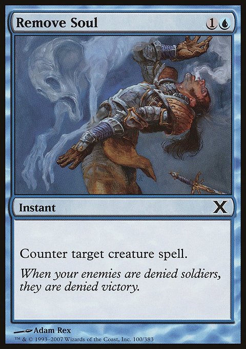 Remove Soul, Tenth Edition #100, Magic: The Gathering card
