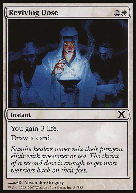 Reviving Dose, Tenth Edition #34, Magic: The Gathering card