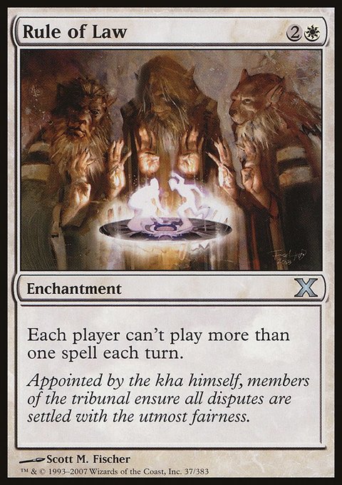 Rule of Law, Tenth Edition #37, Magic: The Gathering card