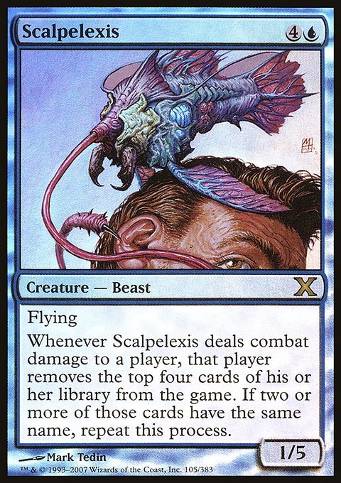 Scalpelexis, Tenth Edition #105★, Magic: The Gathering card
