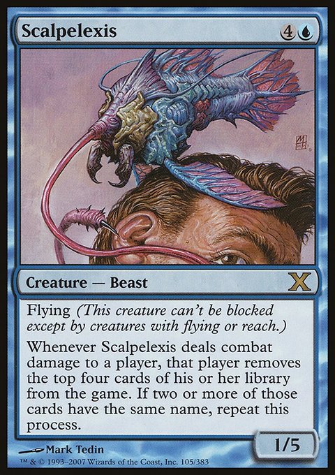 Scalpelexis, Tenth Edition #105, Magic: The Gathering card
