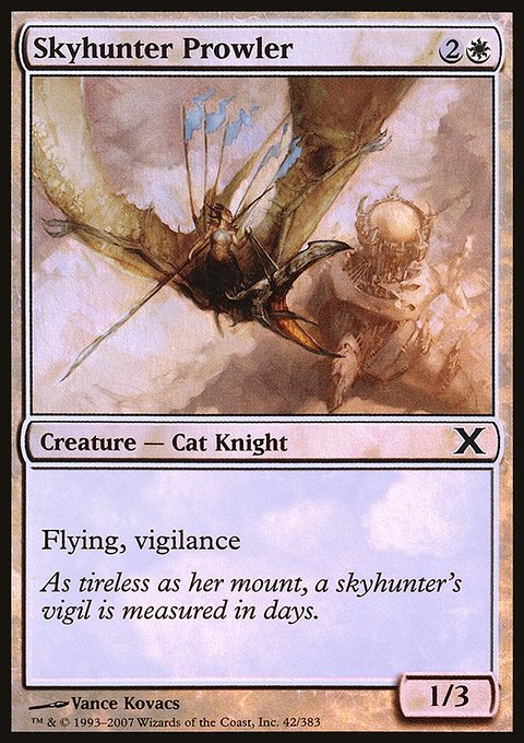 Skyhunter Prowler, Tenth Edition #42★, Magic: The Gathering card