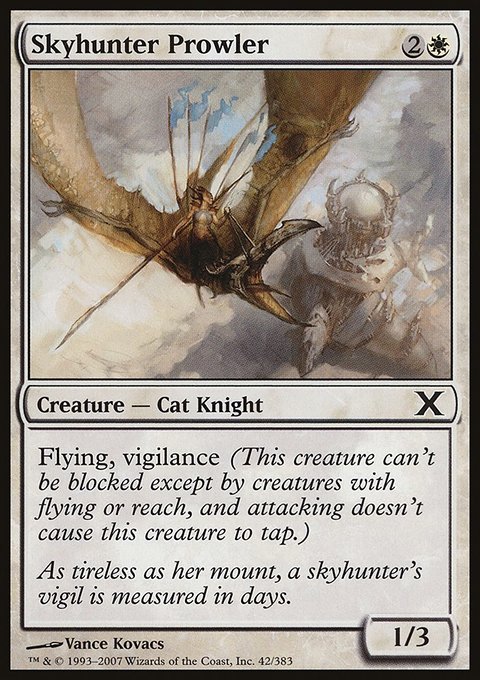 Skyhunter Prowler, Tenth Edition #42, Magic: The Gathering card