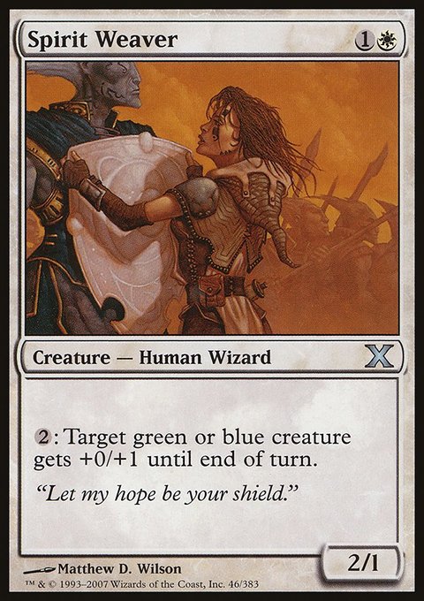 Spirit Weaver, Tenth Edition #46, Magic: The Gathering card