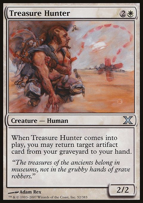 Treasure Hunter, Tenth Edition #52, Magic: The Gathering card