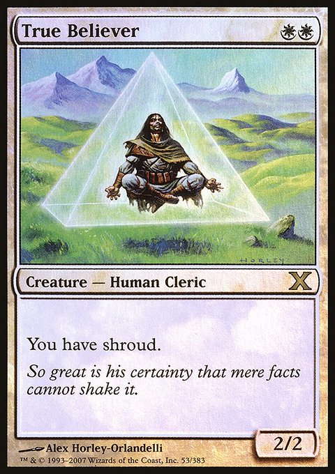 True Believer, Tenth Edition #53, Magic: The Gathering card