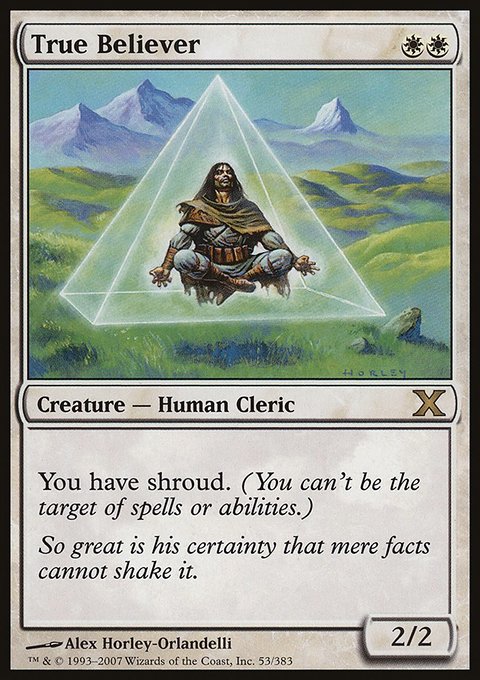 True Believer, Tenth Edition #53★, Magic: The Gathering card