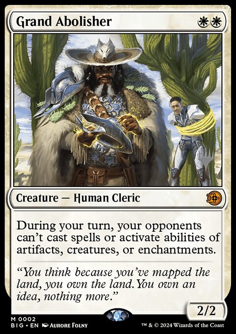 Grand Abolisher, The Big Score Promos #2p, Magic: The Gathering card