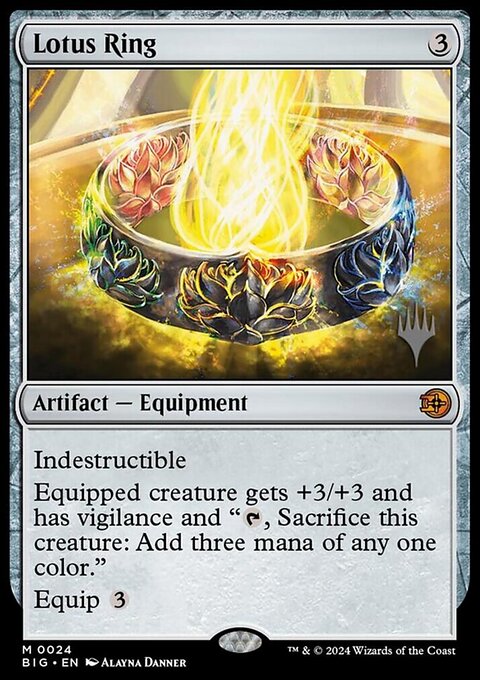 Lotus Ring, The Big Score Promos #24p, Magic: The Gathering card