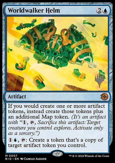 Worldwalker Helm, The Big Score Promos #7p, Magic: The Gathering card