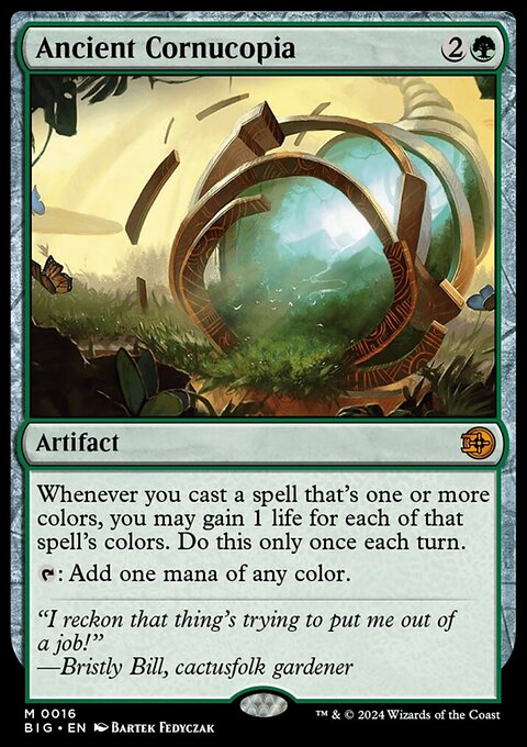 Ancient Cornucopia, The Big Score #16, Magic: The Gathering card