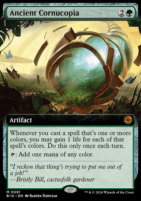 Ancient Cornucopia, The Big Score #81, Magic: The Gathering card